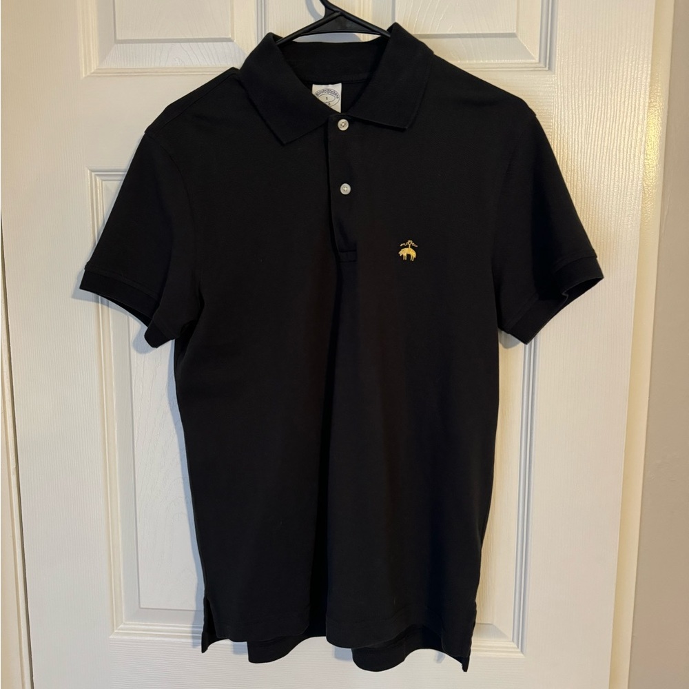Brooks Brothers Men’s Black Classic Polo Brand New With Tags